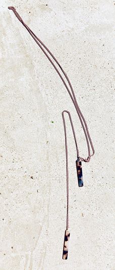 Narrow bar necklace TULUA | Flamingolandia