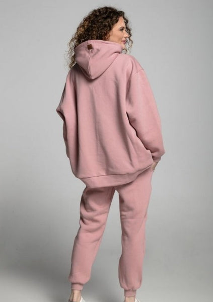 Breastfeeding hoodie COZY - DUSTY PINK | Flamingolandia