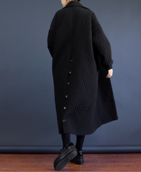 Cashmere large loose Windbreaker - My loved black coat | Flamingolandia