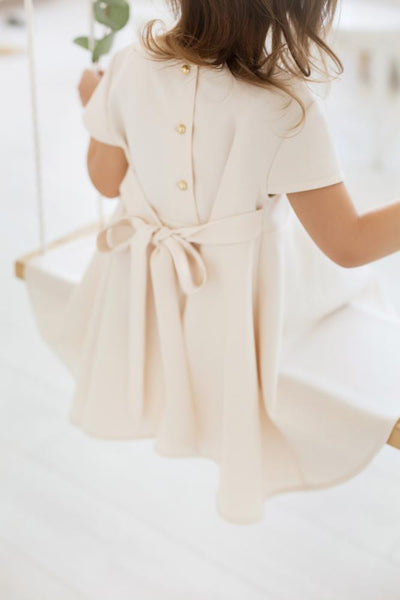 Christening dress - little leave dress | Flamingolandia