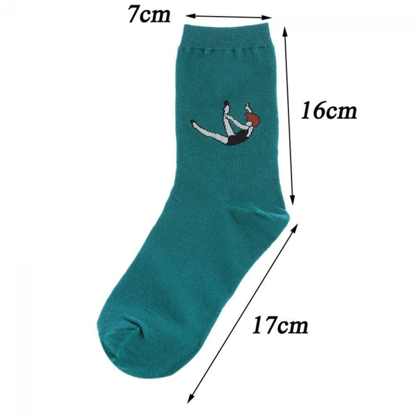 Electric color  Socks - Following girl,Socks | Women fashio shop|  Flamingolandia.online