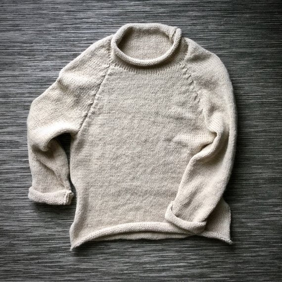 &ldquo;Morning haze&rdquo; &ndash;Soft creamy Alpaca Wool Sweater | V&Eacute;JA | Flamingolandia