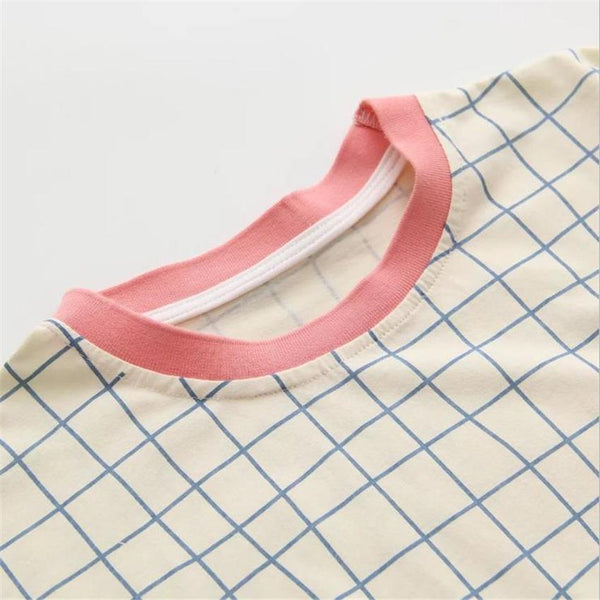Loose summer T-Shirt - Patchwork Design | Flamingolandia