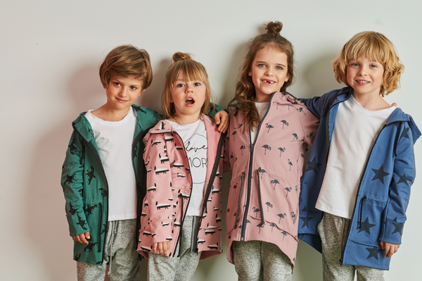Casual kids long hoodie - Flamingo family! | Flamingolandia
