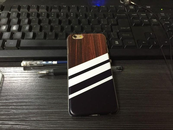 Original Wooden Bamboo Navyblue Mobile Phone Case | Flamingolandia