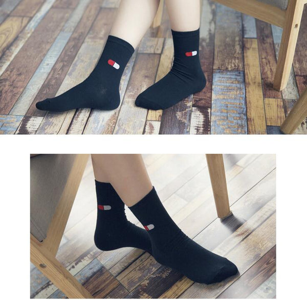 High-quality black socks - Pillow | Flamingolandia