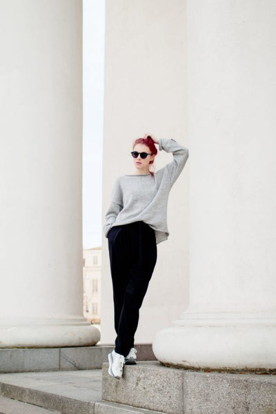 The minimalist merino wool sweater | V&Eacute;JA | Flamingolandia