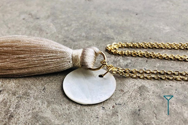Pearl shell necklace necklace TULUA accessories | Flamingolandia