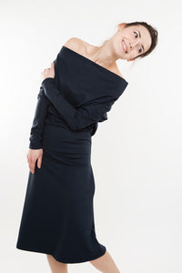 Deep blue dress Opera,dress | Women fashio shop|  Flamingolandia.online