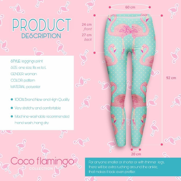 High Waist Leggings - Flamingo gang | Flamingolandia