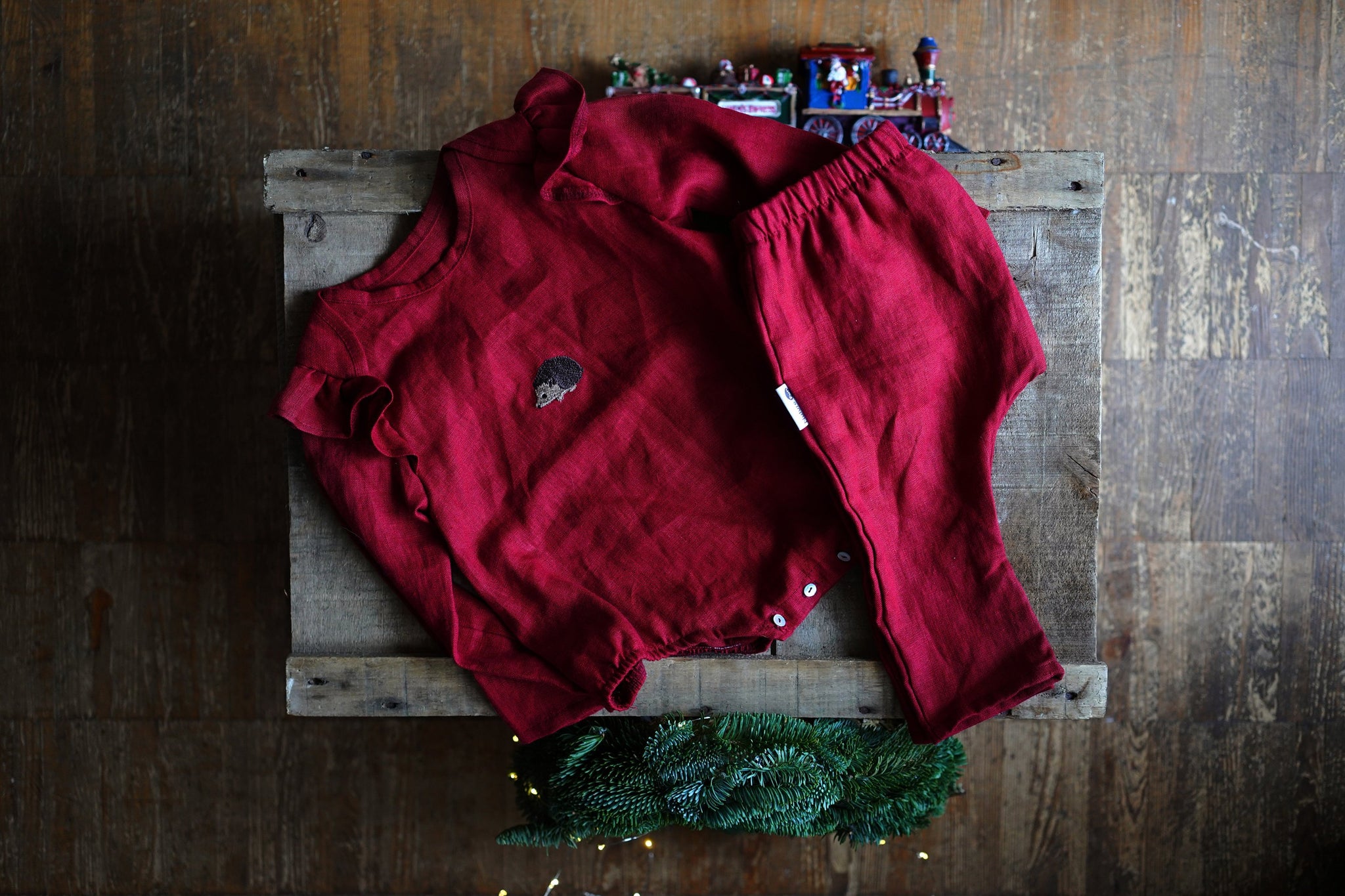 Baby first Christmas clothes | Flamingolandia