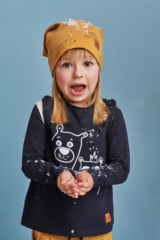 Kids longsleeve jumper - Teddy Bear! | Flamingolandia