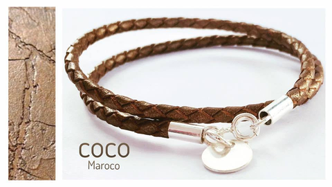 Natural leather bracelet - &quot;CM secret. Minimal&quot; Coco Maroco | Flamingolandia