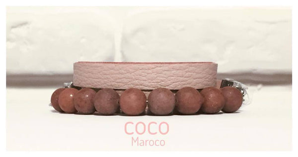 Natural leather bracelet -    &quot;CM secret. Sunset&quot; Coco Maroco | Flamingolandia
