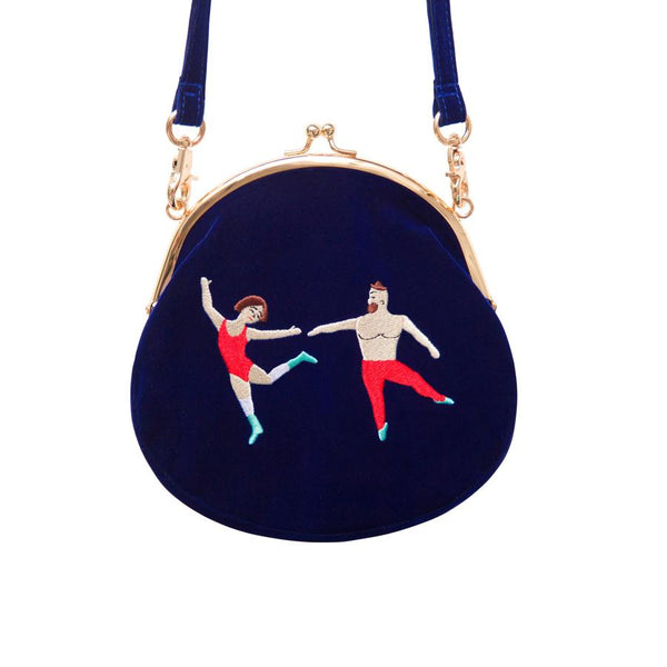Vintage velvet round shape Original designed bag _ Let's dance,Bag | Women fashio shop|  Flamingolandia.online