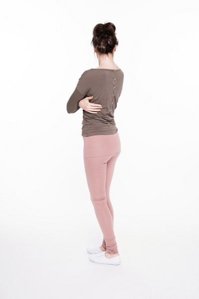 Dusty rose Yoga trousers LeMuse CANDY,trousers | Women fashio shop|  Flamingolandia.online