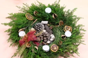 Christmas wreath is something very special that brings a Christmas mood to Your home.