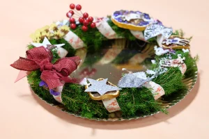 Christmas wreath is something very special that brings a Christmas mood to Your home.