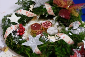 Christmas wreath is something very special that brings a Christmas mood to Your home.