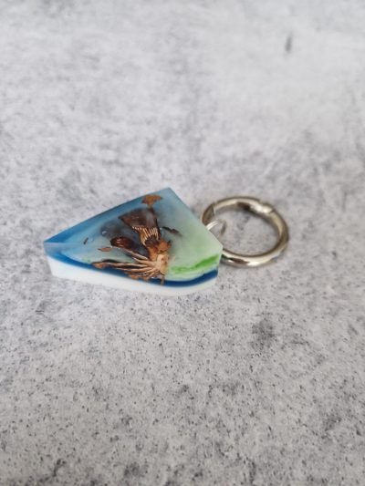 Keychain | green pine cone