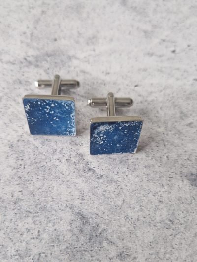 Hand made Cufflinks | Blue