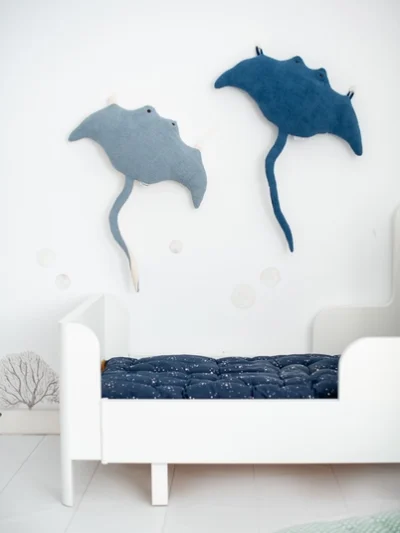 Pack 2 Blue Manta Ray