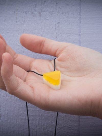 Epoxy resin neck pendant | Lemon