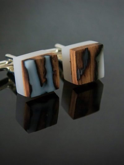 Cufflinks  | Wood texture