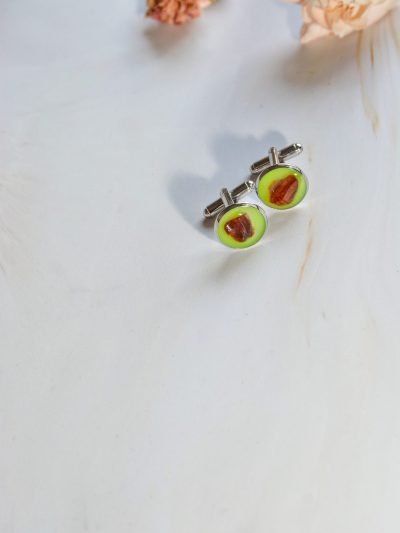 Cufflinks  | Amber inclusion