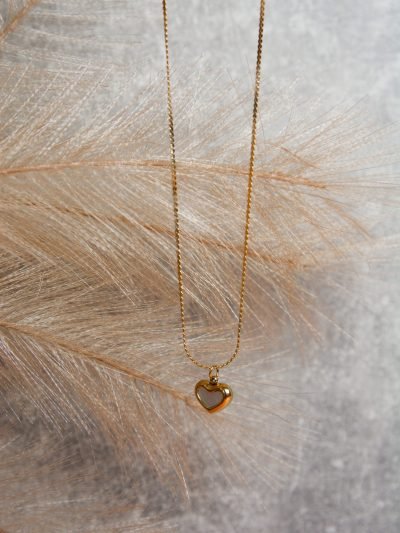 Stainless steel neck pendant | heart