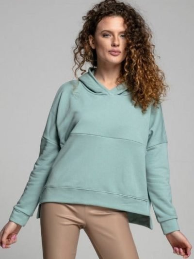 Breastfeeding hoodie COMFY - Pastel Mint