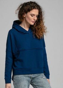 Breastfeeding hoodie COMFY - ROYAL BLUE