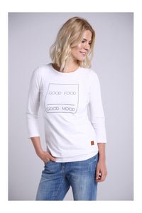 Breastfeeding longsleeve GOOD white