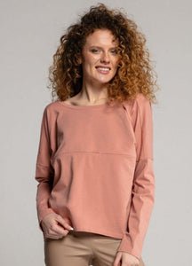 Breastfeeding longsleeve V pink