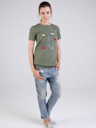 Breastfeeding T-shirt - KHAKI